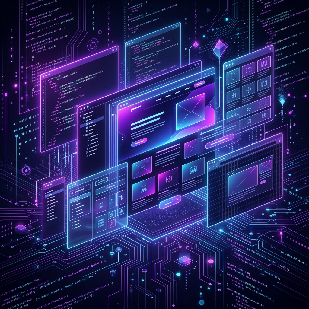 Website building background